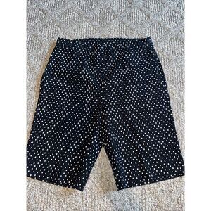 Womens Susan Graver Bermuda Shorts Elastic Waist Size 12 EUC